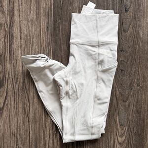 Light Grey High-Waisted Leggings